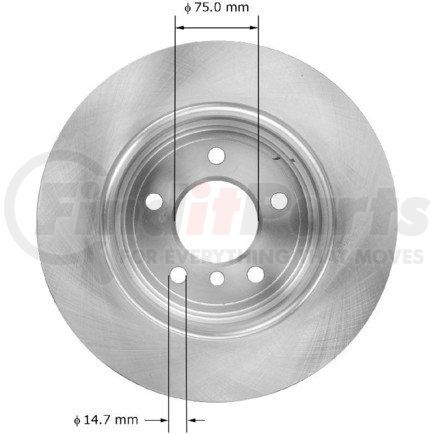 PRT5885 by BENDIX - Brake Rotor