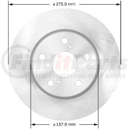 PRT5886 by BENDIX - Brake Rotor