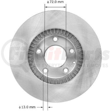 PRT5889 by BENDIX - Brake Rotor