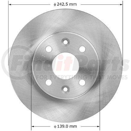 PRT5890 by BENDIX - Rotor