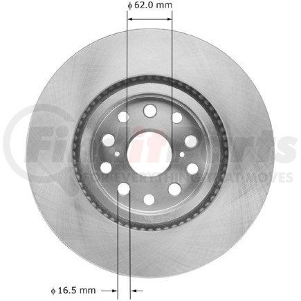 PRT5929 by BENDIX - Brake Rotor