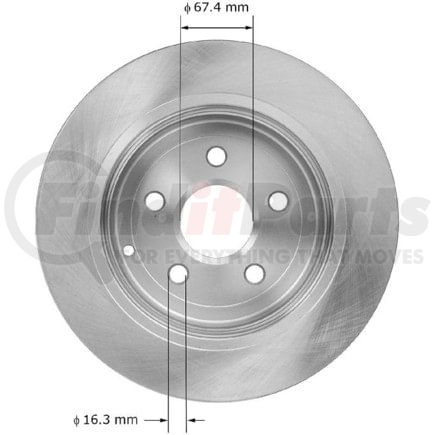 PRT5932 by BENDIX - Rotor