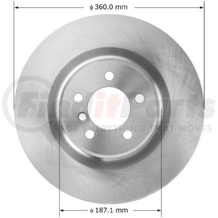 PRT5935 by BENDIX - Brake Rotor