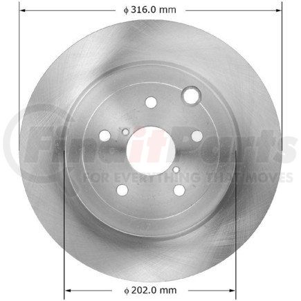 PRT5892 by BENDIX - Brake Rotor