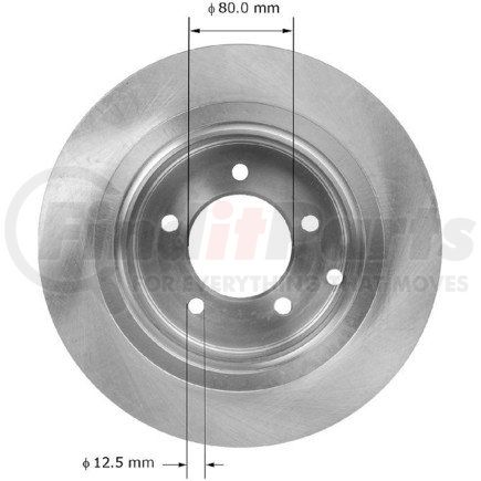 PRT5896 by BENDIX - Brake Rotor