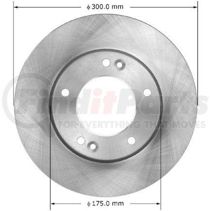 PRT5895 by BENDIX - Brake Rotor