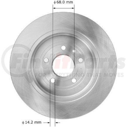 PRT5898 by BENDIX - Brake Rotor