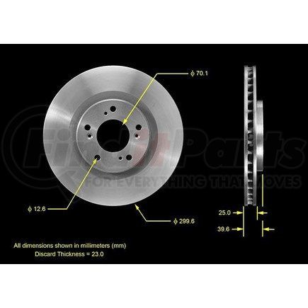 Bendix PRT5462 Disc Brake Rotor Brake Rotor