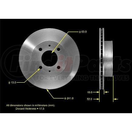 PRT5472 by BENDIX - Brake Rotor