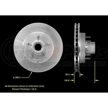 PRT5477 by BENDIX - Brake Rotor
