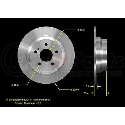 PRT5482 by BENDIX - Brake Rotor