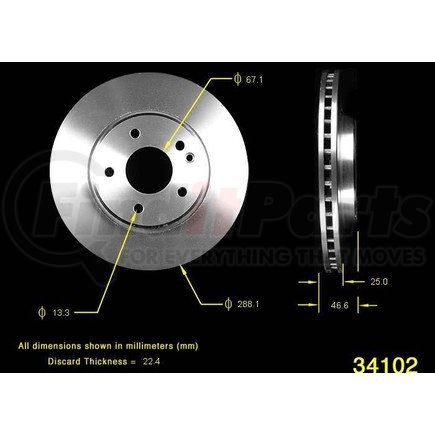 PRT5492 by BENDIX - Brake Rotor