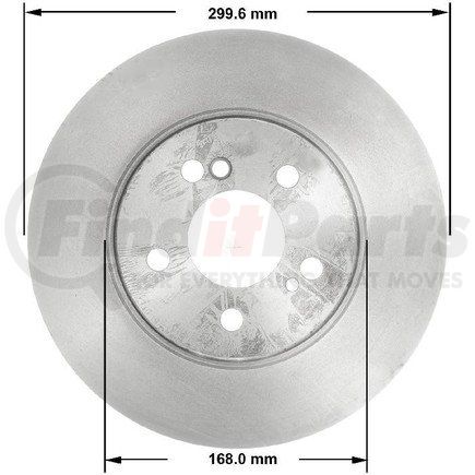 PRT5493 by BENDIX - Rotor