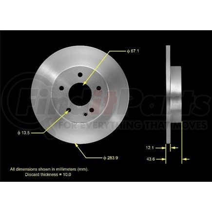 PRT5512 by BENDIX - Rotor