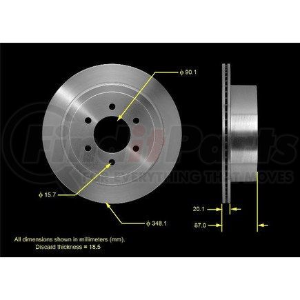 PRT5521 by BENDIX - Rotor