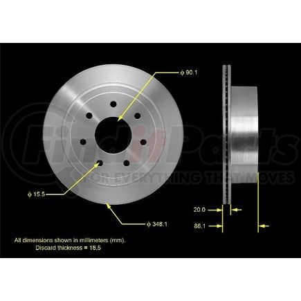 PRT5522 by BENDIX - Rotor