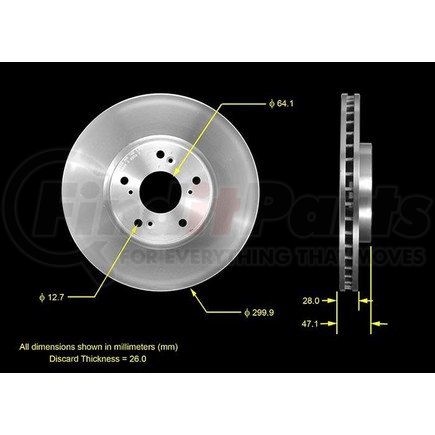 PRT5540 by BENDIX - Brake Rotor