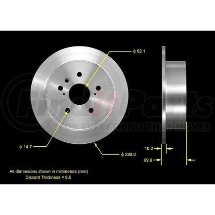 PRT5549 by BENDIX - Brake Rotor