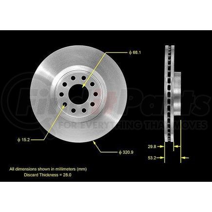 PRT5555 by BENDIX - Brake Rotor