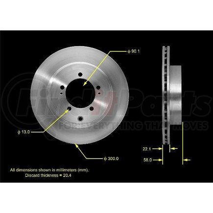 PRT5570 by BENDIX - Brake Rotor