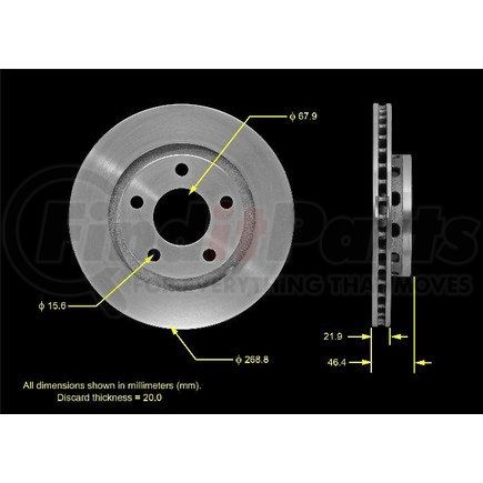 PRT5573 by BENDIX - Brake Rotor