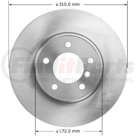 PRT6080 by BENDIX - Disc Brake Rotor