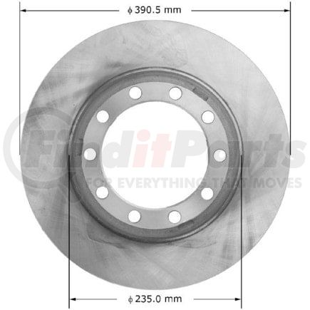 Bendix PRT6083 Disc Brake Rotor Rotor