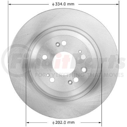 PRT6084 by BENDIX - Brake Rotor