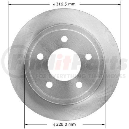 PRT6087 by BENDIX - Brake Rotor