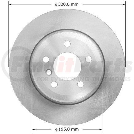 PRT6091 by BENDIX - Brake Rotor