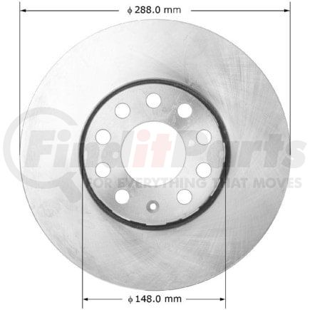 Bendix PRT6092 Disc Brake Rotor Rotor