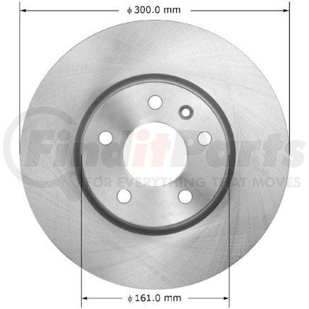 PRT6093 by BENDIX - Brake Rotor