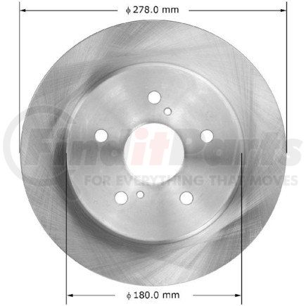 Bendix PRT6117 Disc Brake Rotor Brake Rotor