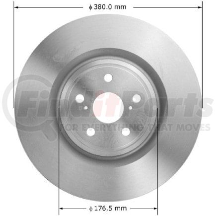 Bendix PRT6134 Disc Brake Rotor Rotor