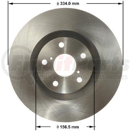 PRT6143 by BENDIX - Brake Rotor