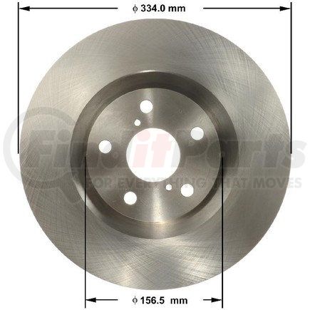 PRT6144 by BENDIX - Disc Brake Rotor - Fits 2016-2017 Lexus GS200t