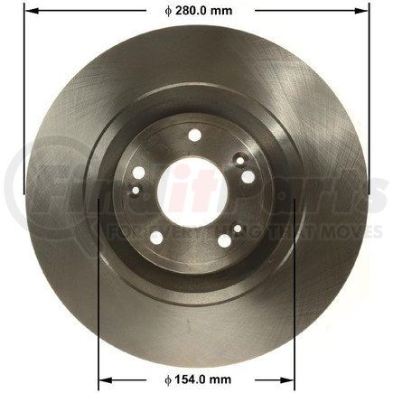 PRT6154 by BENDIX - Brake Rotor