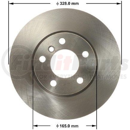 PRT6166 by BENDIX - Brake Rotor