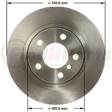 PRT6167 by BENDIX - Brake Rotor