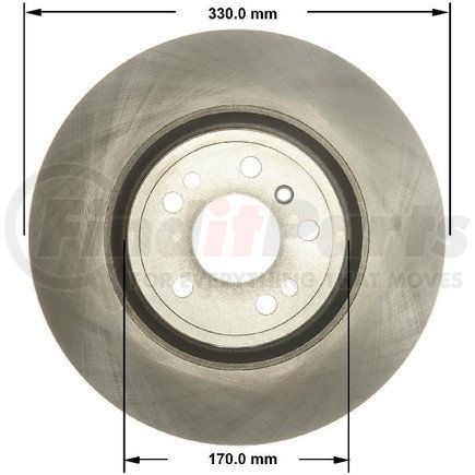 PRT6189 by BENDIX - Disc Brake Rotor - Fits 2012-2015 Mercedes ML350