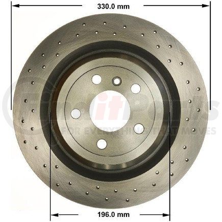 PRT6191 by BENDIX - Disc Brake Rotor - Fits 2012-2013 Mercedes ML350