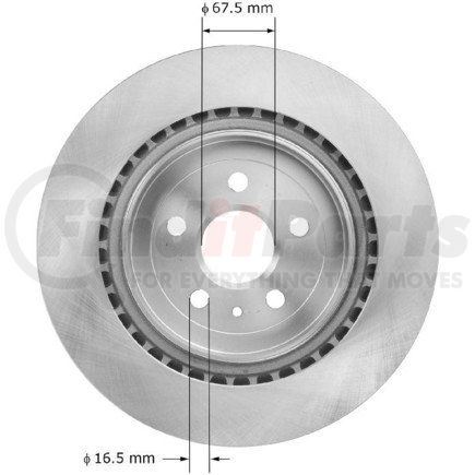 PRT5901 by BENDIX - Brake Rotor