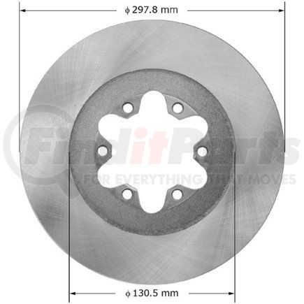 PRT5906 by BENDIX - Brake Rotor