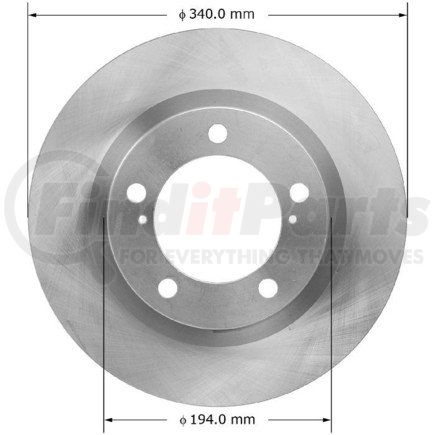 PRT5908 by BENDIX - Rotor