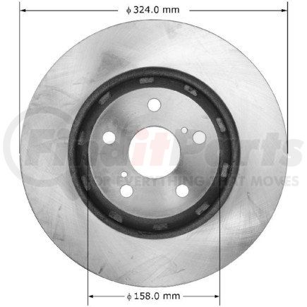 PRT5912 by BENDIX - Brake Rotor