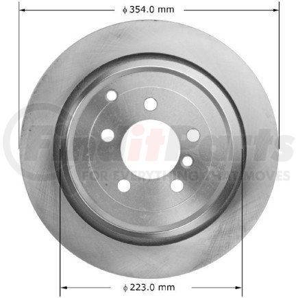 PRT5939 by BENDIX - Brake Rotor