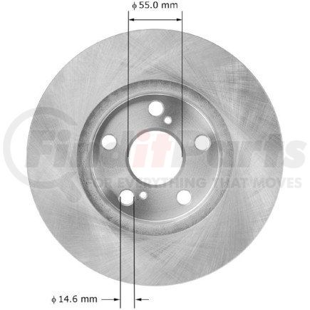 PRT5944 by BENDIX - Disc Brake Rotor