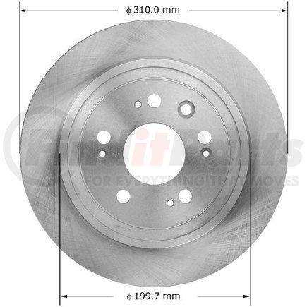 PRT5952 by BENDIX - Brake Rotor