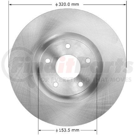 PRT5953 by BENDIX - Rotor