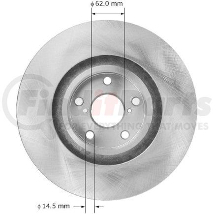 PRT5954 by BENDIX - Rotor